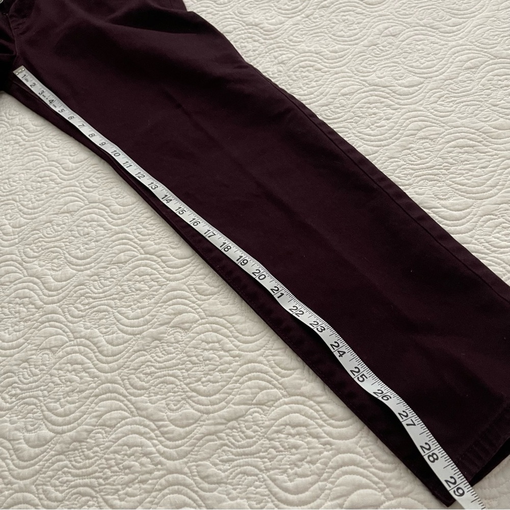 Simply Vera Vera Wang Jeans Skinny Stretch Denim Size 14 Eggplant - Picture 13 of 14